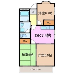 ビューラー今井の物件間取画像